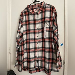 NEW LONG SLEEVE FLANNEL SHIRT SIZE 3X